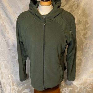 Ladies Olive Green Hoodie Jacket